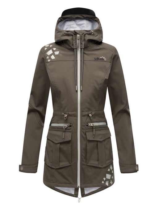 Marikoo Damen Softshelljacke – Ulissaa mit Kapuze & Reflektoren - Image 2