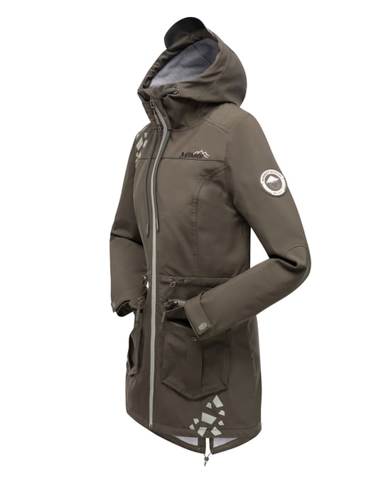 Marikoo Damen Softshelljacke – Ulissaa mit Kapuze & Reflektoren - Image 4