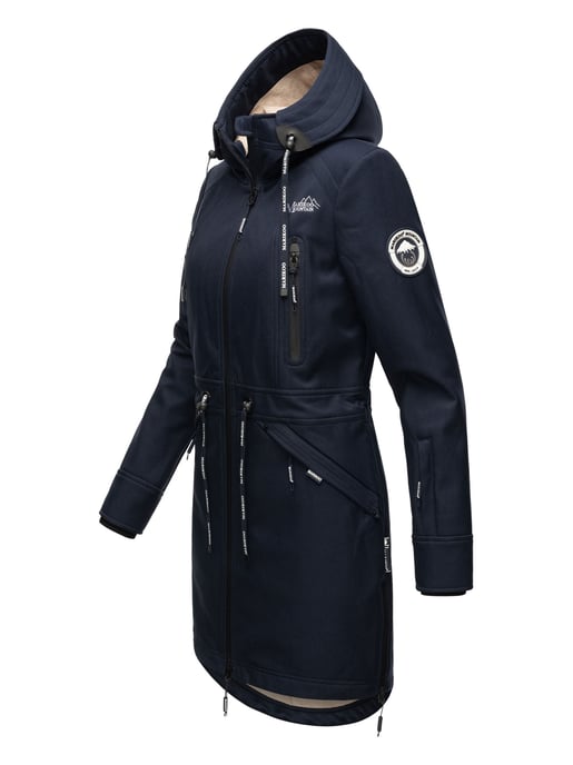 Marikoo Damen Softshelljacke – Racquellee mit Kapuze & Fleecefutter - Image 3