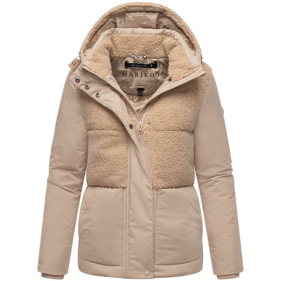 Marikoo Damen Winterjacke Sheeta mit Teddyfleece & Kapuze - Image 1