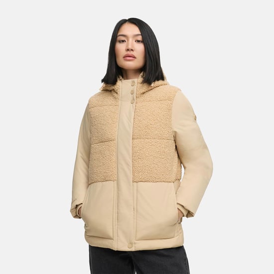 Marikoo Damen Winterjacke Sheeta mit Teddyfleece & Kapuze - Image 5