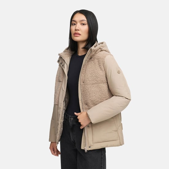 Marikoo Damen Winterjacke Sheeta mit Teddyfleece & Kapuze - Image 6