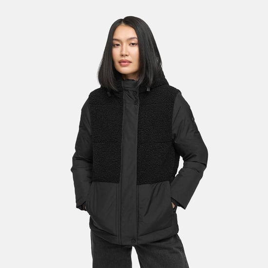 Marikoo Damen Winterjacke Sheeta mit Teddyfleece & Kapuze - Image 5