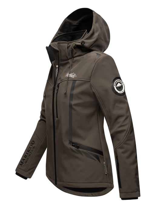 Marikoo Damen Softshelljacke – Mount-Cho-Oyu mit abnehmbarer Kapuze - Image 3