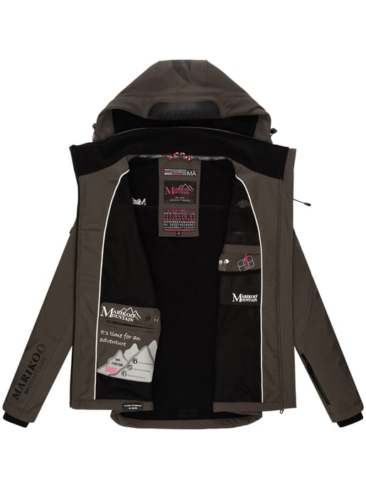 Marikoo Damen Softshelljacke – Mount-Cho-Oyu mit abnehmbarer Kapuze - Image 6