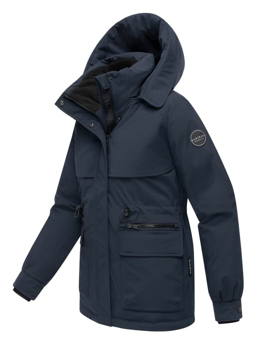 Marikoo Damen Winterjacke Shigaraa mit abnehmbarer Kapuze & Magnettaschen - Image 2