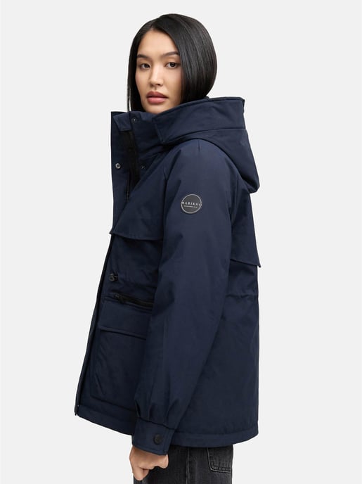 Marikoo Damen Winterjacke Shigaraa mit abnehmbarer Kapuze & Magnettaschen - Image 6