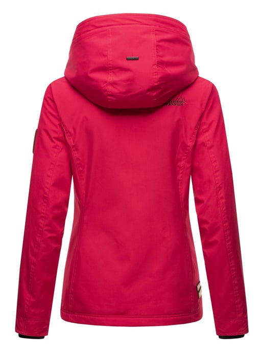 Marikoo Damen Übergangsjacke Erdbeere mit Doppelkragen & Fleece-Innenfutter - Image 5