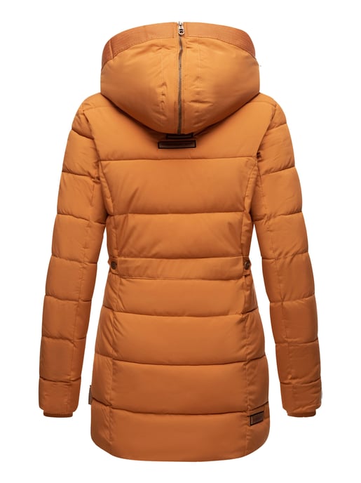 Marikoo Damen Winterjacke mit Kapuze & Kunstfell-Innenfutter - Image 5