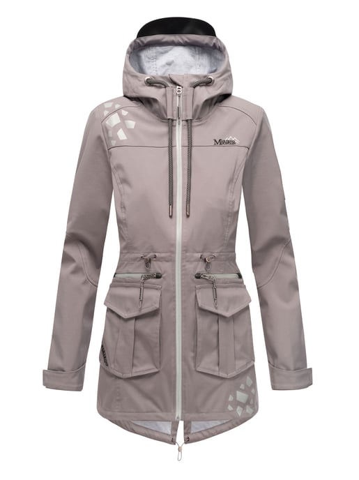 Marikoo Damen Softshelljacke – Ulissaa mit Kapuze & Reflektoren - Image 2