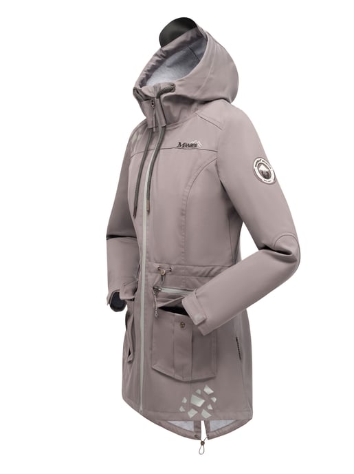 Marikoo Damen Softshelljacke – Ulissaa mit Kapuze & Reflektoren - Image 4