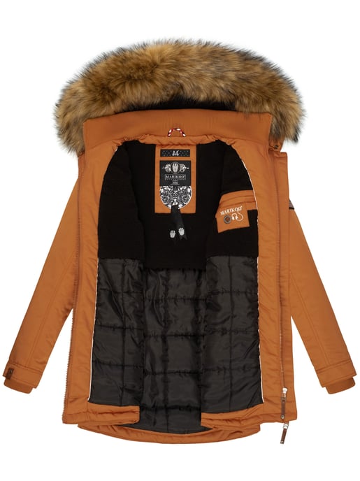 Marikoo Damen Winterjacke – Sanakoo, warm mit abnehmbarem Fellkragen - Image 6