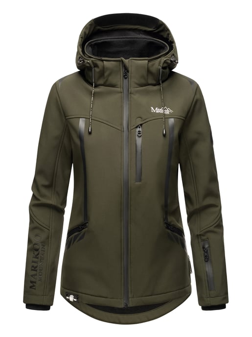 Marikoo Damen Softshelljacke – Mount-Cho-Oyu mit abnehmbarer Kapuze - Image 2