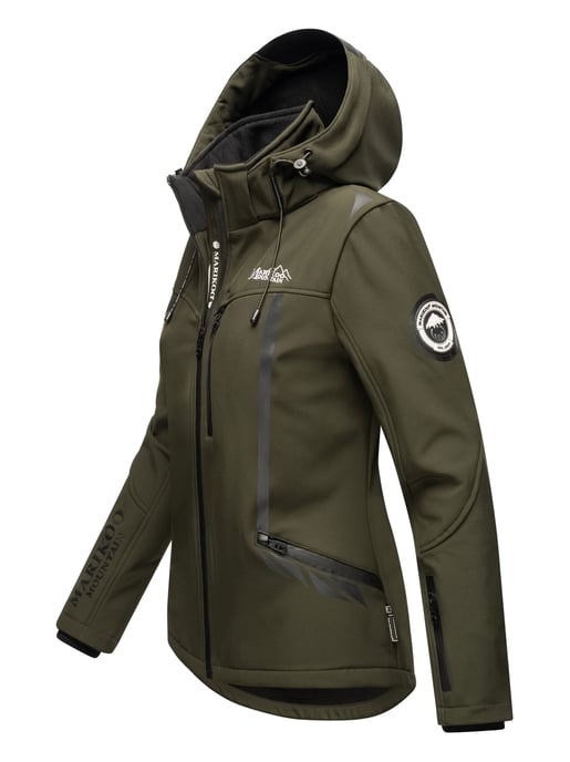 Marikoo Damen Softshelljacke – Mount-Cho-Oyu mit abnehmbarer Kapuze - Image 3