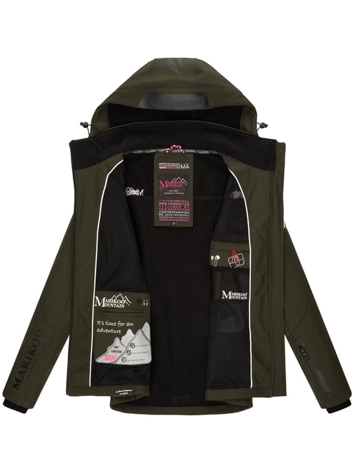 Marikoo Damen Softshelljacke – Mount-Cho-Oyu mit abnehmbarer Kapuze - Image 6