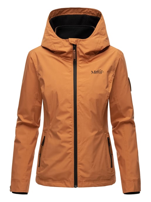 Marikoo Damen Übergangsjacke Erdbeere mit Doppelkragen & Fleece-Innenfutter - Image 3