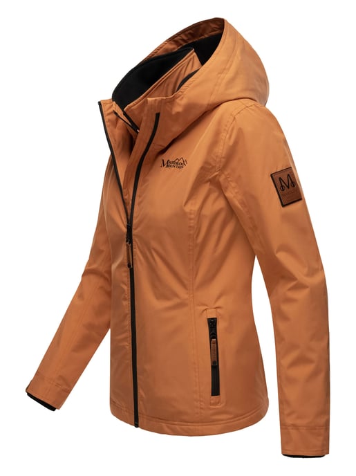 Marikoo Damen Übergangsjacke Erdbeere mit Doppelkragen & Fleece-Innenfutter - Image 4