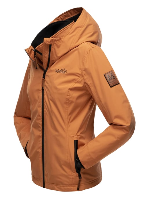 Marikoo Damen Übergangsjacke Erdbeere mit Doppelkragen & Fleece-Innenfutter - Image 5