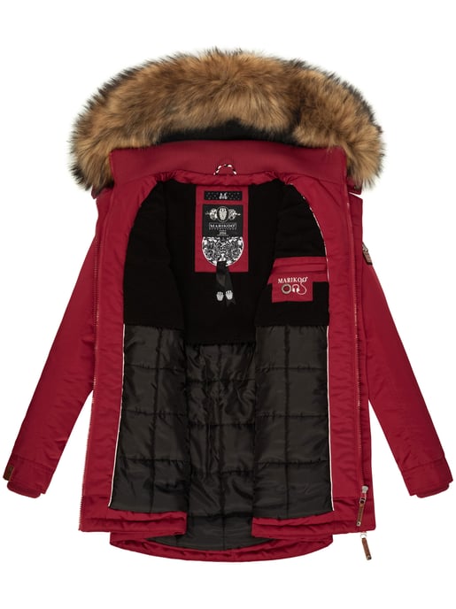 Marikoo Damen Winterjacke – Sanakoo, warm mit abnehmbarem Fellkragen - Image 6