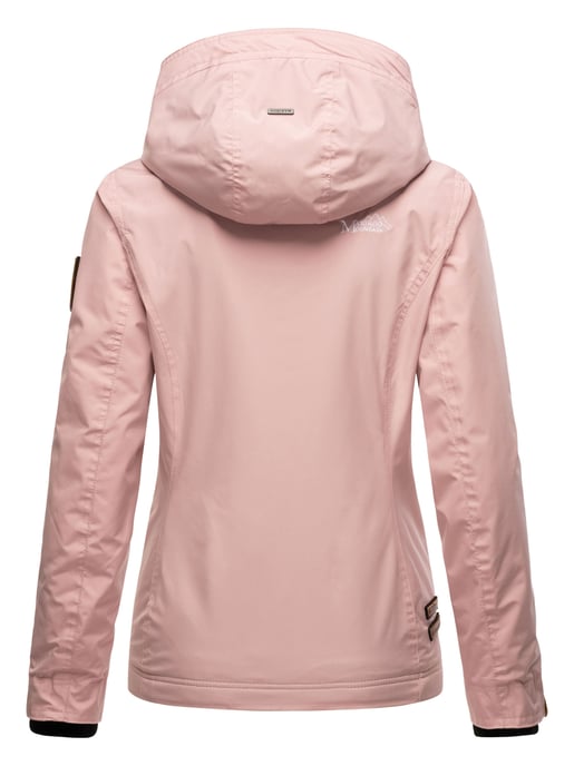Marikoo Damen Übergangsjacke Erdbeere mit Doppelkragen & Fleece-Innenfutter - Image 6
