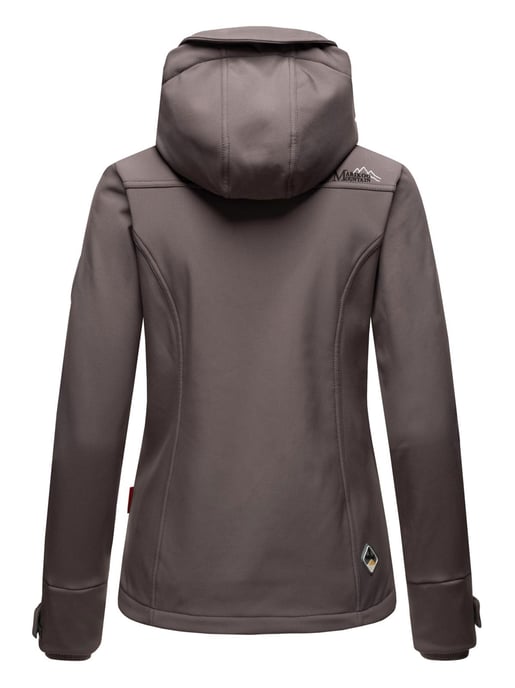 Marikoo Damen Softshelljacke – Kleine Zicke, warm mit Kapuze & Fleecefutter - Image 4