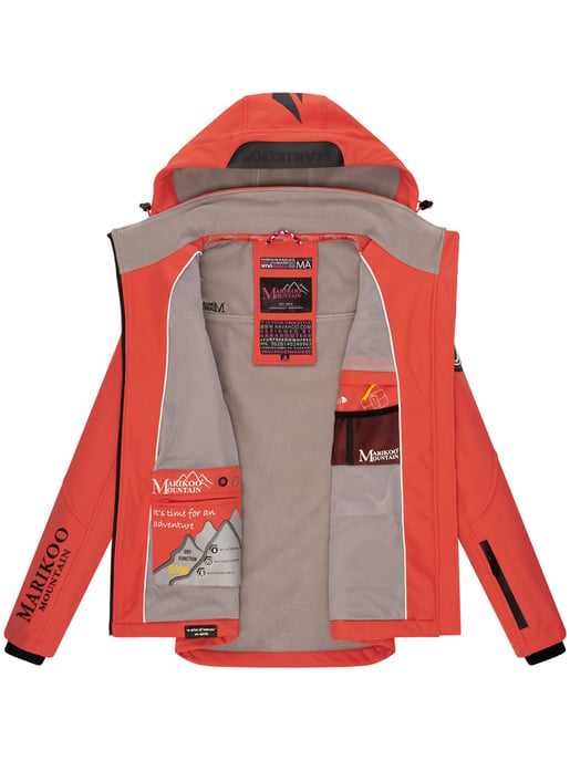 Marikoo Damen Softshelljacke – Mount-Cho-Oyu mit abnehmbarer Kapuze - Image 6