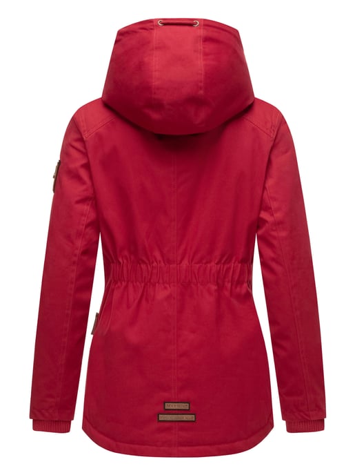 Marikoo Damen Winterjacke mit Teddyfell-Innenfutter & Kapuze - Image 4