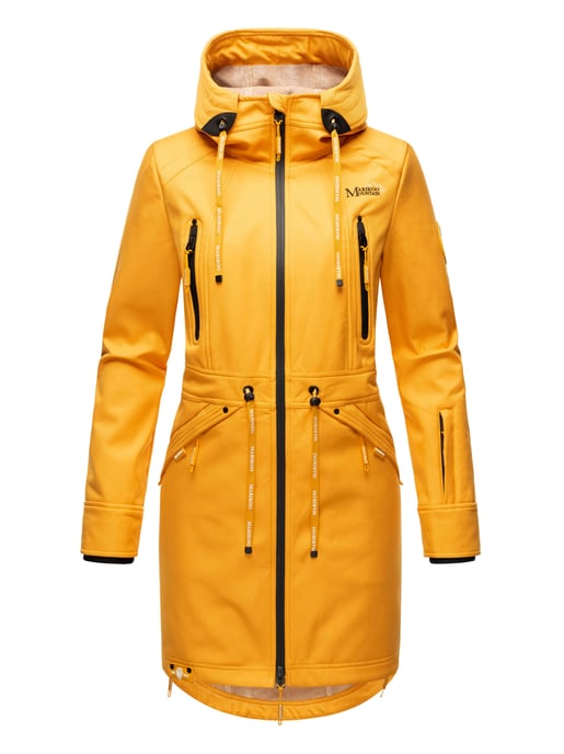 Marikoo Damen Softshelljacke – Racquellee mit Kapuze & Fleecefutter - Image 2