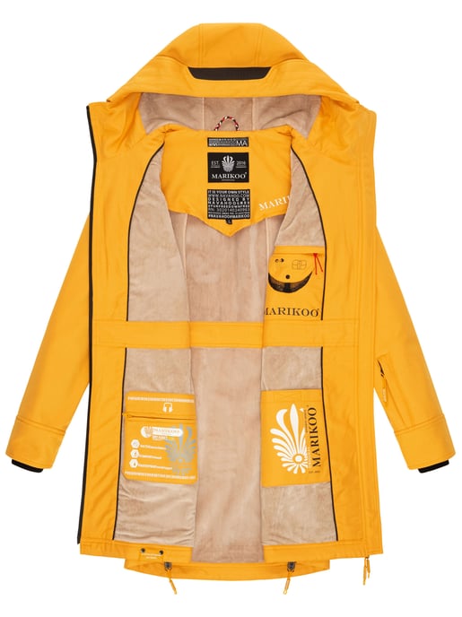 Marikoo Damen Softshelljacke – Racquellee mit Kapuze & Fleecefutter - Image 6
