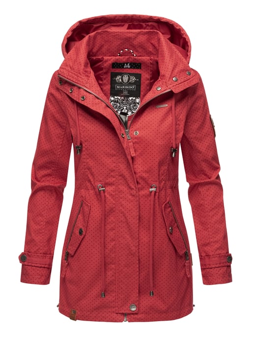 Marikoo leichte Damen Übergangsjacke mit abnehmbarer Kapuze - Image 1