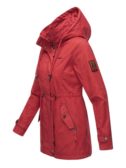 Marikoo leichte Damen Übergangsjacke mit abnehmbarer Kapuze - Image 3