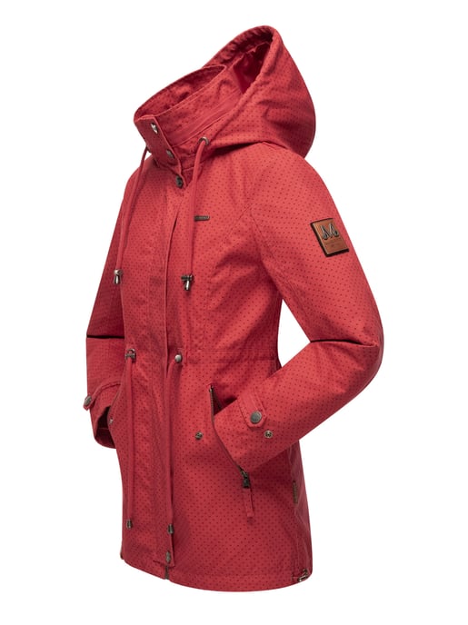 Marikoo leichte Damen Übergangsjacke mit abnehmbarer Kapuze - Image 4