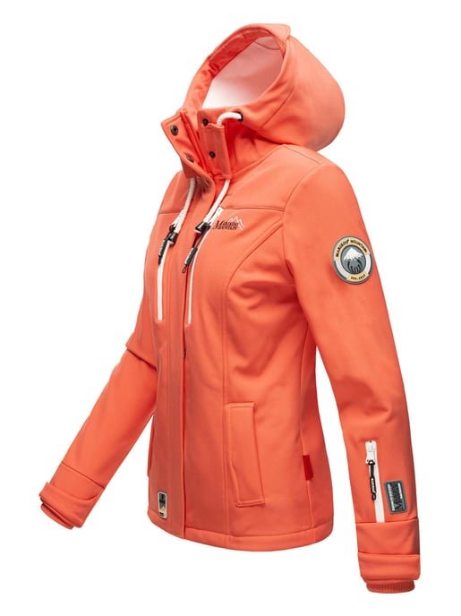 Marikoo Damen Softshelljacke – Kleine Zicke, warm mit Kapuze & Fleecefutter - Image 3