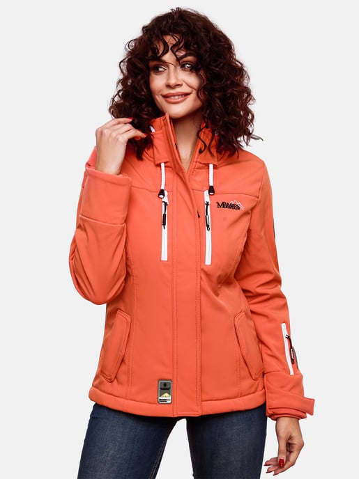 Marikoo Damen Softshelljacke – Kleine Zicke, warm mit Kapuze & Fleecefutter - Image 5