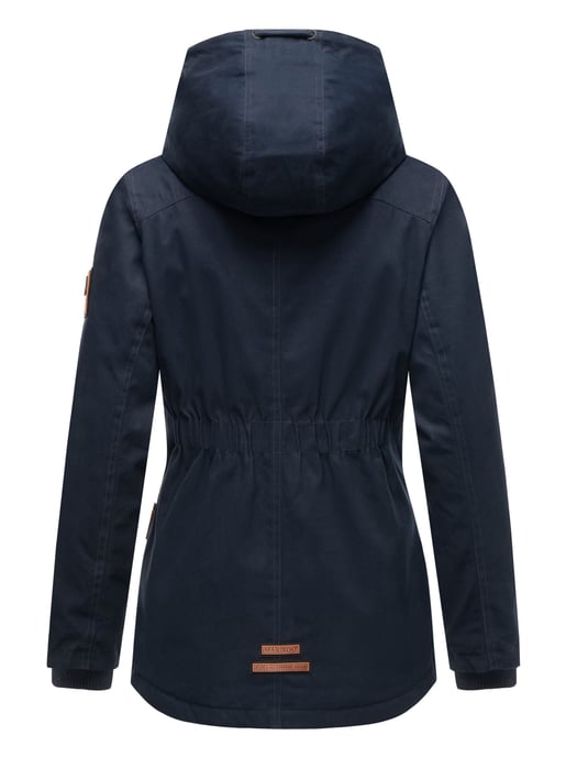 Marikoo Damen Winterjacke mit Teddyfell-Innenfutter & Kapuze - Image 4