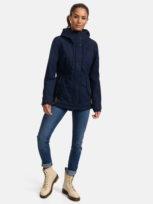 Marikoo Damen Winterjacke mit Teddyfell-Innenfutter & Kapuze - Image 6