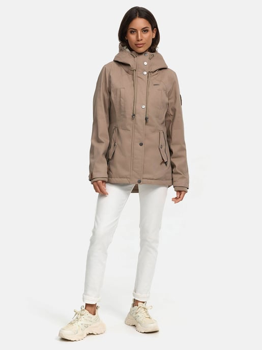 Marikoo Damen Winterjacke mit Teddyfell-Innenfutter & Kapuze - Image 6