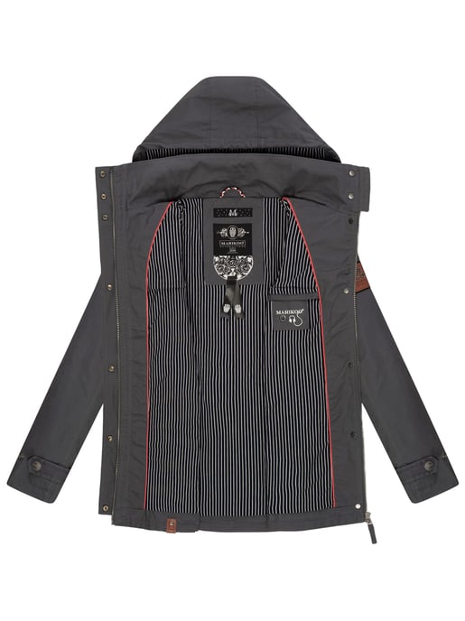Marikoo leichte Damen Übergangsjacke mit abnehmbarer Kapuze - Image 6