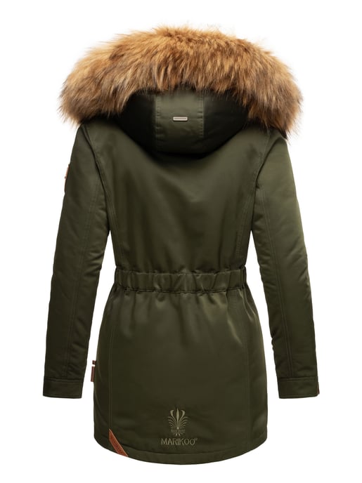Marikoo Damen Winterjacke – Sanakoo, warm mit abnehmbarem Fellkragen - Image 4