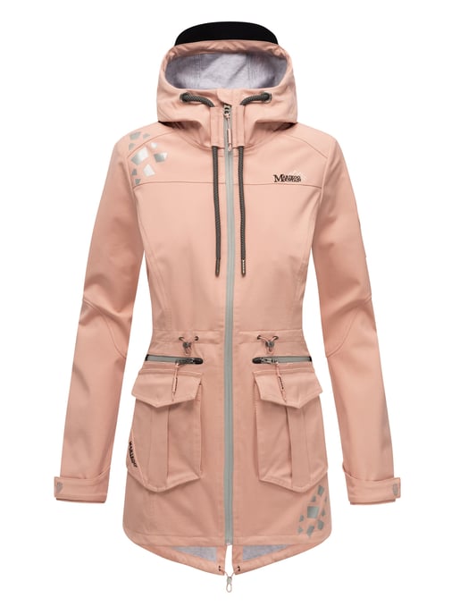 Marikoo Damen Softshelljacke – Ulissaa mit Kapuze & Reflektoren - Image 2