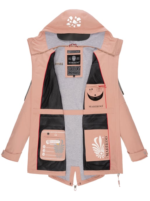Marikoo Damen Softshelljacke – Ulissaa mit Kapuze & Reflektoren - Image 6