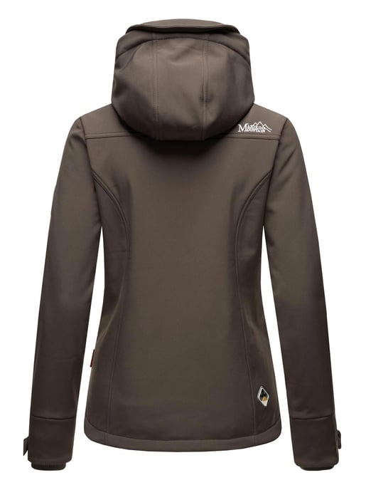 Marikoo Damen Softshelljacke – Kleine Zicke, warm mit Kapuze & Fleecefutter - Image 4