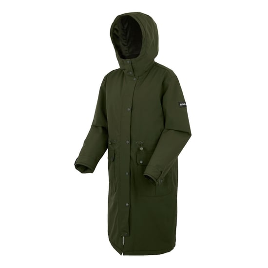 Regatta Damen Yannta Isolierte Wasserdichte Jacke (Dunkelkhaki) - Image 3