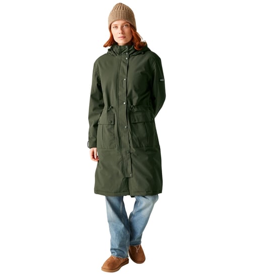 Regatta Damen Yannta Isolierte Wasserdichte Jacke (Dunkelkhaki) - Image 4