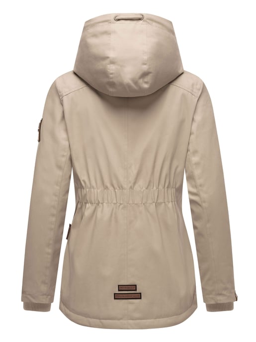 Marikoo Damen Winterjacke mit Teddyfell-Innenfutter & Kapuze - Image 4