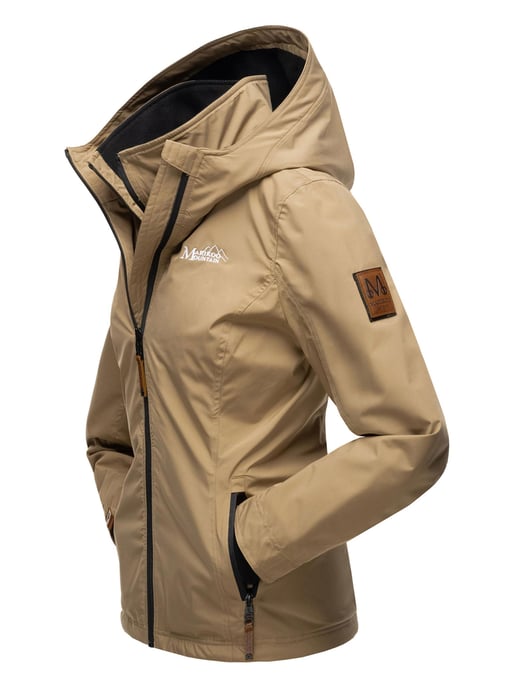 Marikoo Damen Übergangsjacke Erdbeere mit Doppelkragen & Fleece-Innenfutter - Image 4