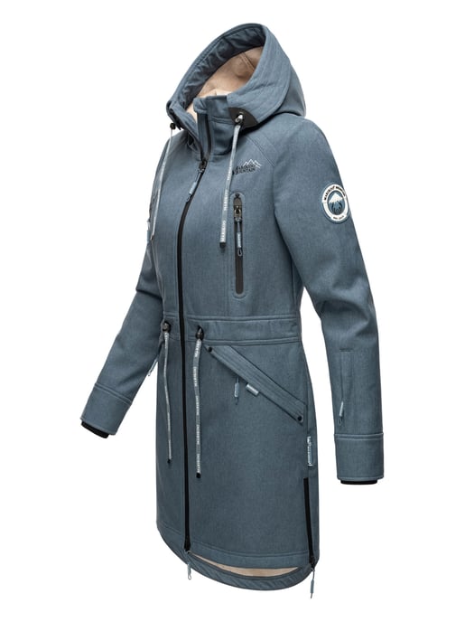 Marikoo Damen Softshelljacke – Racquellee mit Kapuze & Fleecefutter - Image 3