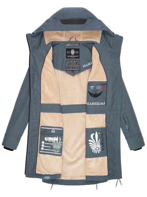Marikoo Damen Softshelljacke – Racquellee mit Kapuze & Fleecefutter - Image 6