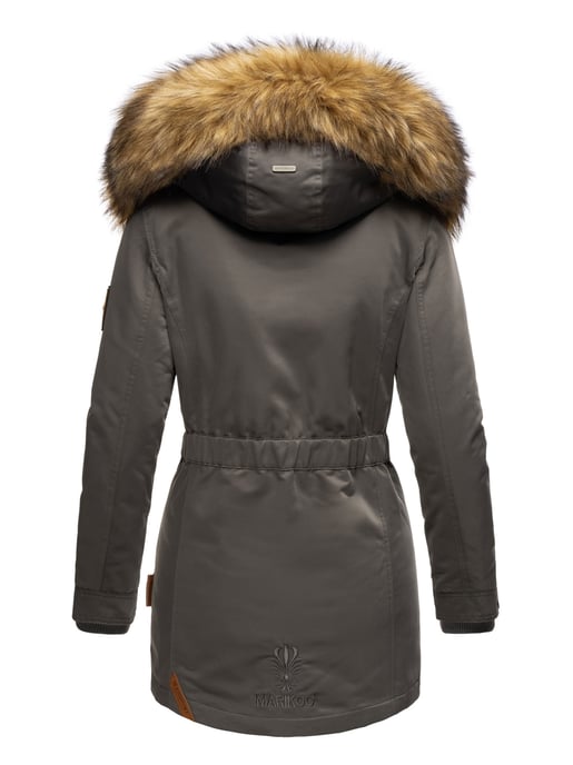 Marikoo Damen Winterjacke – Sanakoo, warm mit abnehmbarem Fellkragen - Image 4