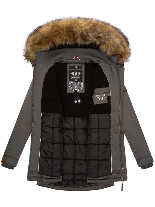 Marikoo Damen Winterjacke – Sanakoo, warm mit abnehmbarem Fellkragen - Image 6